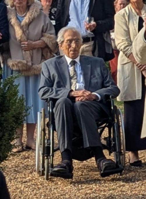 Denis Brown in wheelchair 