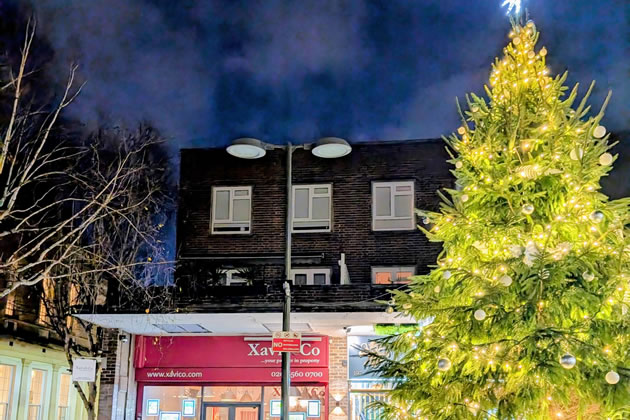 The Brentford Christmas tree