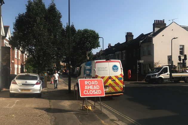The road is now expected to be closed at least until Sunday 26 July