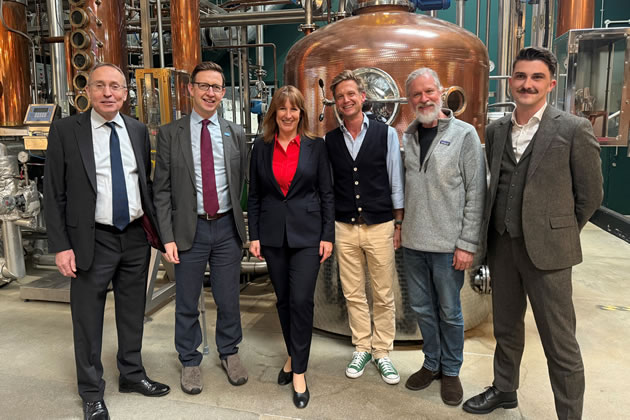 Andy Slaughter, the Chancellor and Co-founders at Sipsmith Distillery