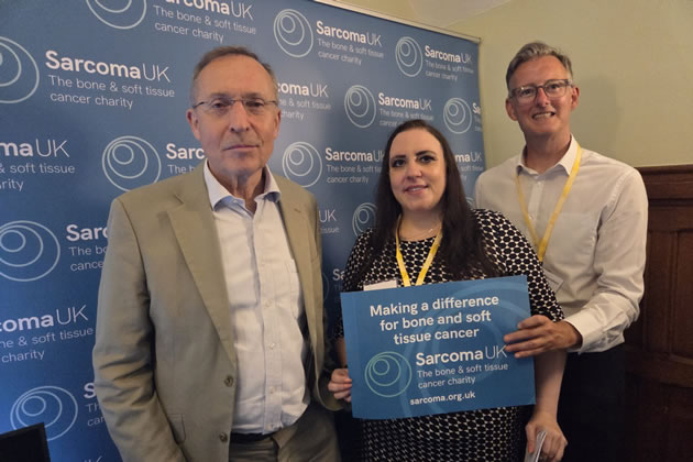 Andy Slaughter at a Sarcoma UK event 