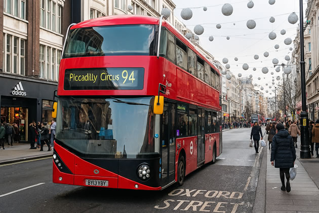 The 94 bus on Oxford Street