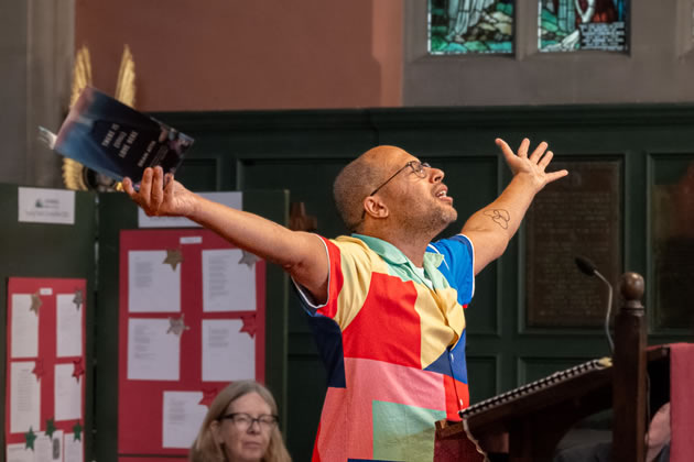 This year's guest poet was Dean Atta