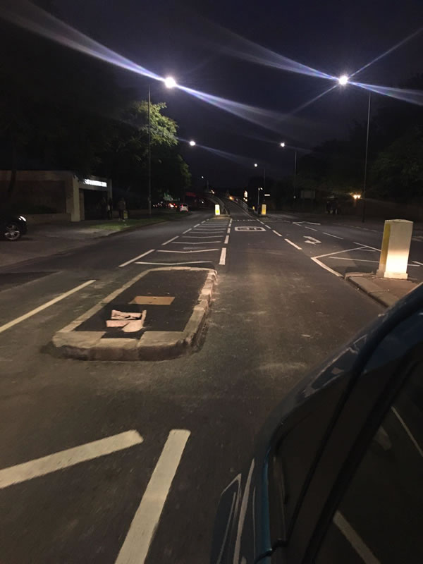 Hogarth Flyover Puncture Nightmare For Motorists