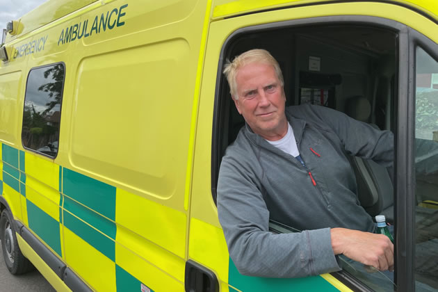 Mark Scorer is aiming to reach his fundraising target before departure