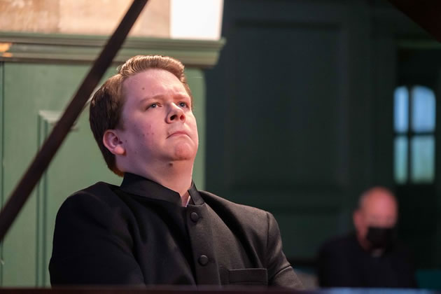 Mark Viner at a previous concert at St. Michael and All Angels