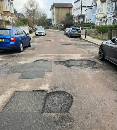 potholes