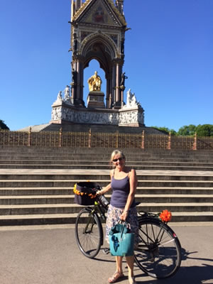ruth mayorcas and bike