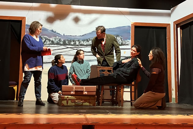St. Michael's Players rehearsing for The Railway Children 