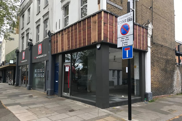 The former KFC premises at 88 Chiswick High Road 