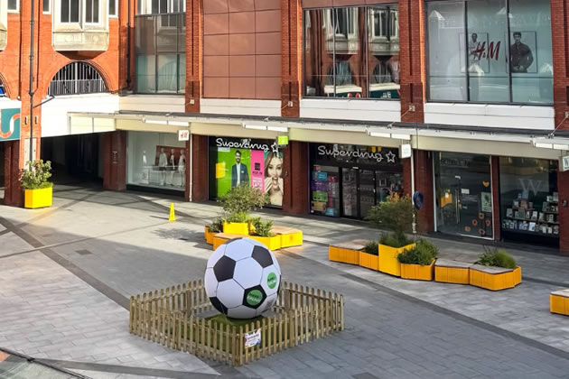 Football challenges form part of the six week programme