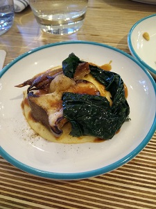 Polenta mushrooms