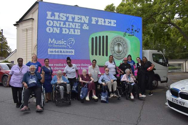 Staff and residents of St David’s Care Home