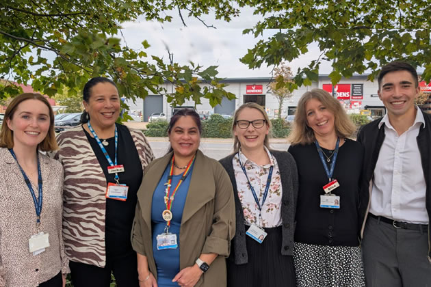 Members of the Care Home In-reach Liaison Service (CHILS) team
