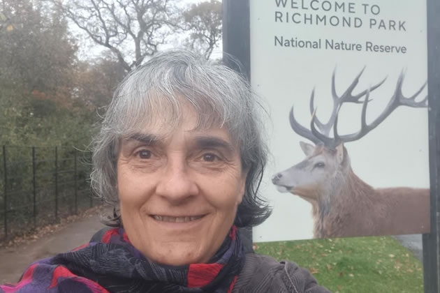 Caroline Shah in Richmond Park