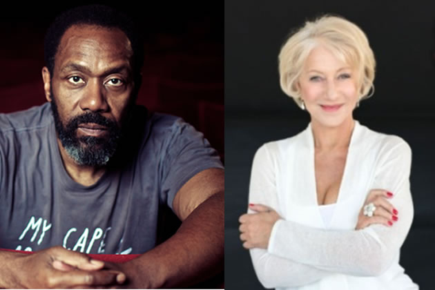 Left: Sir Lenny Henry. Picture: Jack Lawson. Right: Dame Helen Mirren