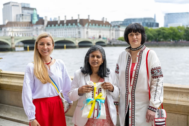 L-R: Ela Czuruk, Rupa Huq, Halyna Shunevych
