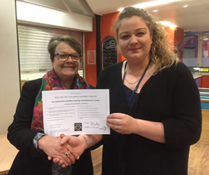 Merton Healthy Catering Award for Wimbledon YMCA